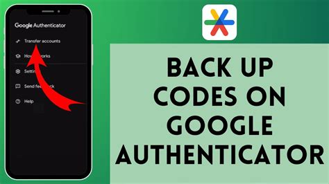 backup google authenticator|Mit Back